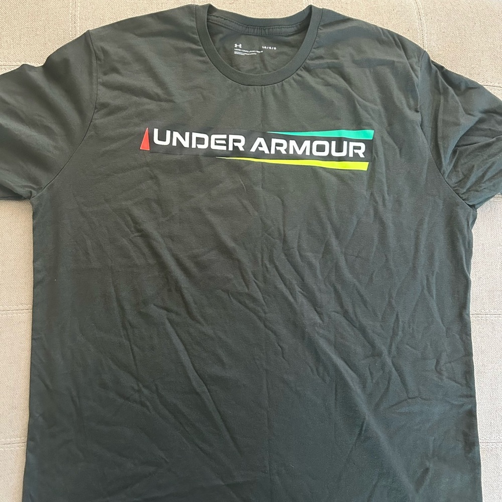 Dark gray Under Armour t-shirt.  Brand new.  Size L.